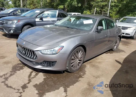2021 Maserati Ghibli S из США, поврежденный, VIN ZAM57YSA1M1357656